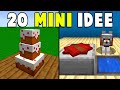 20 MINI COSTRUZIONI DI MINECRAFT