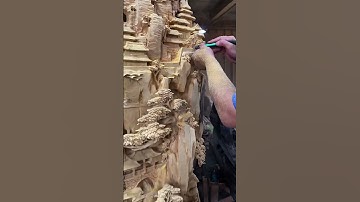 Nghệ thuật điêu khắc tiểu cảnh #điêukhắcgỗ #tượng_phong_thủy #tuonggonguyenhong #phật