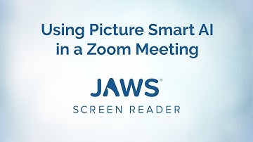 Using Picture Smart AI in a Zoom Meeting with JAWS