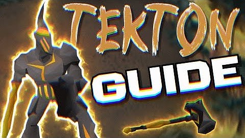 Solo CM Tekton - Max Eff Guides OSRS