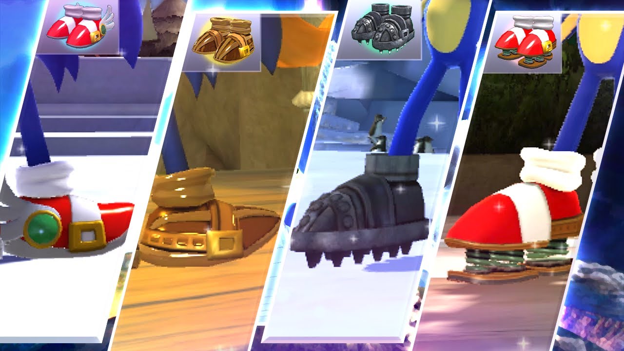 Playable Sonic Unleashed Upgrade Shoes - YouTube