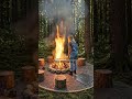 🌲 Hidden Luxury Bunker Beneath a Forest Campfire