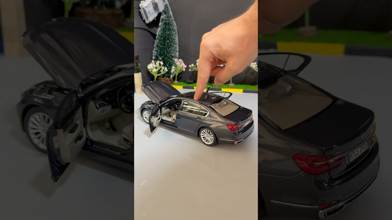 Bmw 7.50 Li Diecast Model Car Close Door Quality 🚗 