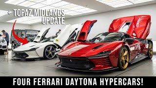 $20 Million  FOUR Ferrari SP3 DAYTONA Hypercars at Topaz!