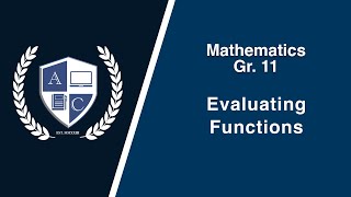 [ TAG-LISH ] Mathematics Grade 11 : ( Calculus ) Evaluating Functions