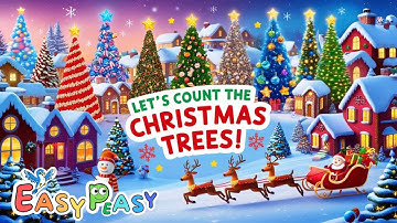 "Count the Christmas Trees!" | Fun Sing-Along Song for Kids & Toddlers!