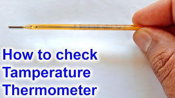 How to check measure human body temperature fever with mercury thermometer