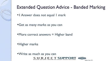 A-Level PE Extended Answer Advice