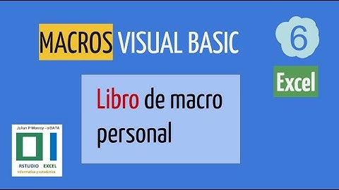 Libro de macros personal
