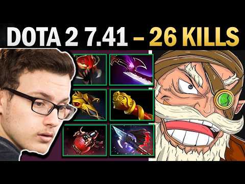 Sniper Dota 2 7.41 with Silveredge and 26 Kills - Dota Gameplay