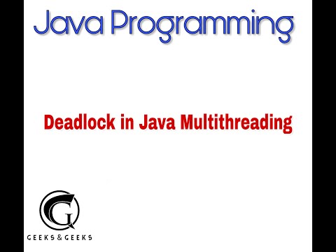 Deadlock in Java Multithreading - Abhishek S. Rao