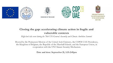 Closing the gap: accelerating climate action in fragile and vulnerable contexts