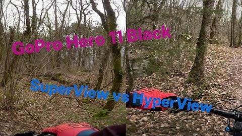 GoPro Hero 11 - superview vs hyperview