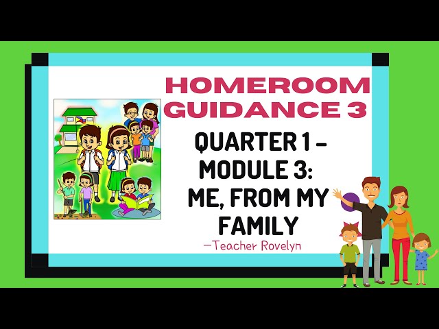 HOMEROOM GUIDANCE GRADE 3 1ST QUARTER MODULE 3 class=