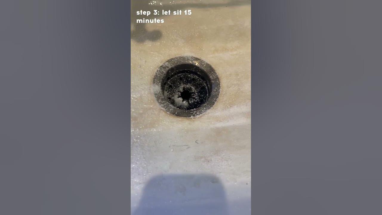 How to clean a white cast iron sink YouTube