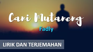 LAGU BUGIS - Cani Mutaneng vokal Fadly (Lirik & Terjemahan Bahasa Indonesia) HD FHD creative 