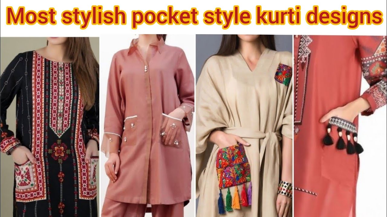 Top more than 124 kurti with pocket designs latest