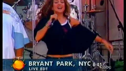 Thalia ft Fat Joe -  I Want You @ Live Good Morning America (HQ)