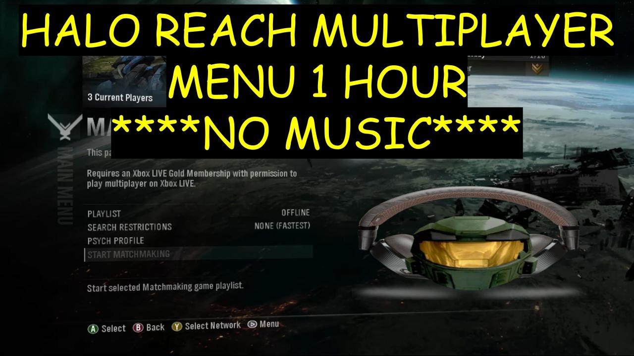 Halo Reach Multiplayer Menu 1 Hour - YouTube