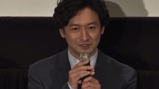 石丸幹二「不思議な格好でも笑わないで」 映画「王妃の館」完成披露試写会 舞台あいさつ2