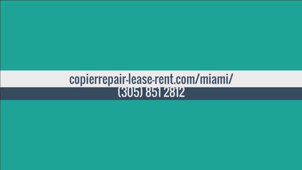 Business Copier Leasing | World Trade Copier Miami