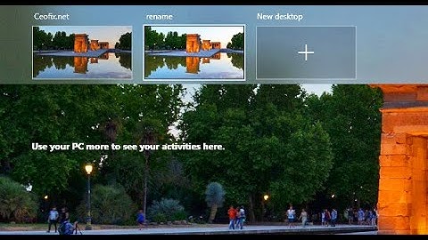 How to Rename Virtual Desktops in Windows 10