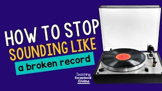 How to Stop Repeating Yourself All Day Long in Kindergarten:  The Behavior Management Tools You Need