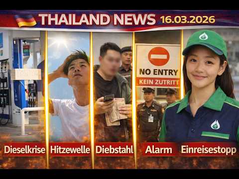 THAILAND Nachrichten: 🛂 Einreise-Hammer 🌡️ Hitze-Alarm 🚨 Cannabis-Razzia | Aktuell 16.03.2026 🇹🇭