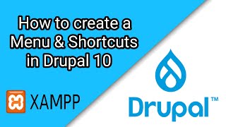 How to create Menu and Shortcuts in Drupal 10 | Drupal Tutorial #6