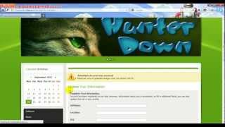 How to Register in hunterdown fav cc screenshot 1