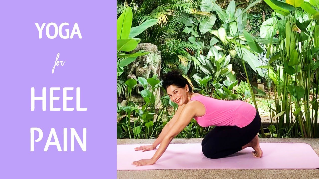 YOGA FOR HEEL PAIN, PLANTAR FASCIITIS - Target Yoga - YouTube