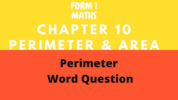 Perimeter (EASY) l Maths Form 1 KSSM l Chapter 10