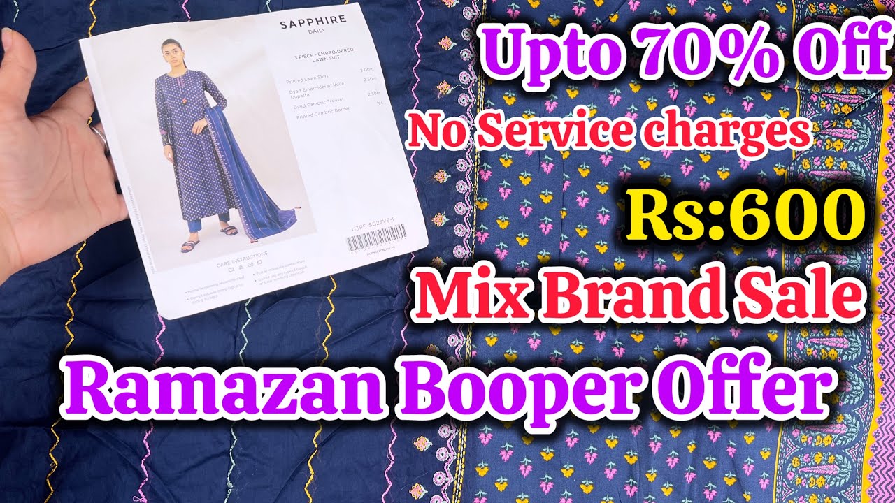 Sapphire Hit Code Dressed On 70% Off Sale 2026 #sapphire #sanasafinaz #sale 