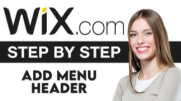How To Add Menu Header In Wix Website 2024