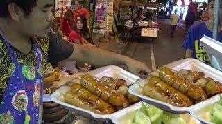 Delicious Chicken Sausage & Coconut Fry | Thailand Street Food