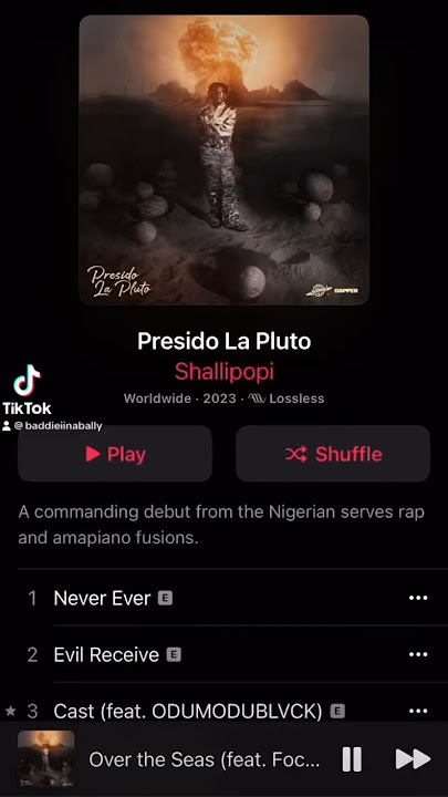“Over The Seas” by @shallipopi  Ft @Focalistic  #africa #ea #applemusic