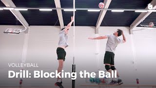 Drill: blocking the ball | Volleyball