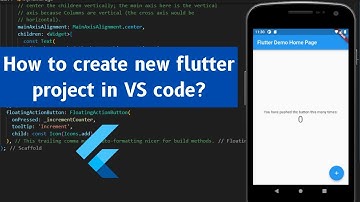 How to create new project of flutter using Visual Studio Code| Urdu and Hindi | (Lec # 01)