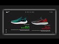 Shoes product slider design | landing page design | HTML CSS Javascript(gsap animation)