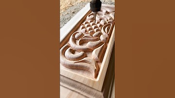 Ep_47/90 Unreal CNC Router ASMR 😳🪵✨ | Most Satisfying Wood Carving Ever! #CNC #ASMR #WoodCarving
