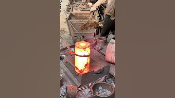 Inside the factory Forging Impact in 4K Slow Motion – Real Power Unleashed! #process #forging