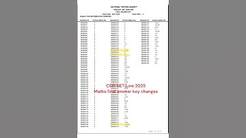 CSIR NET JUNE 2025 Final answer key out🤩🎉🎊