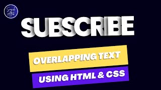 Overlapping Text CSS | HTML CSS #codingshorts #programming #htmlcss