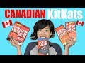 🇨🇦KITKATS 🇨🇦 & AERO Bar Unboxing - my first taste of 13 flavors of Canadian KitKat Bars