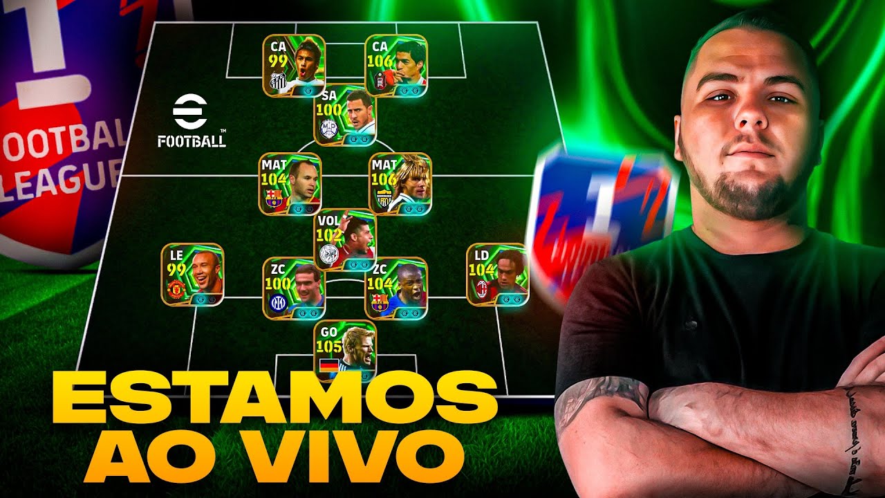 🔥 AO VIVO no eFootball Mobile | X1 de Treino com Inscritos ⚽🎮