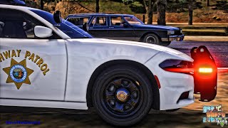 Playing GTA 5 As A POLICE OFFICER Highway Patrol| CHP|| GTA 5 Lspdfr Mod| 4K