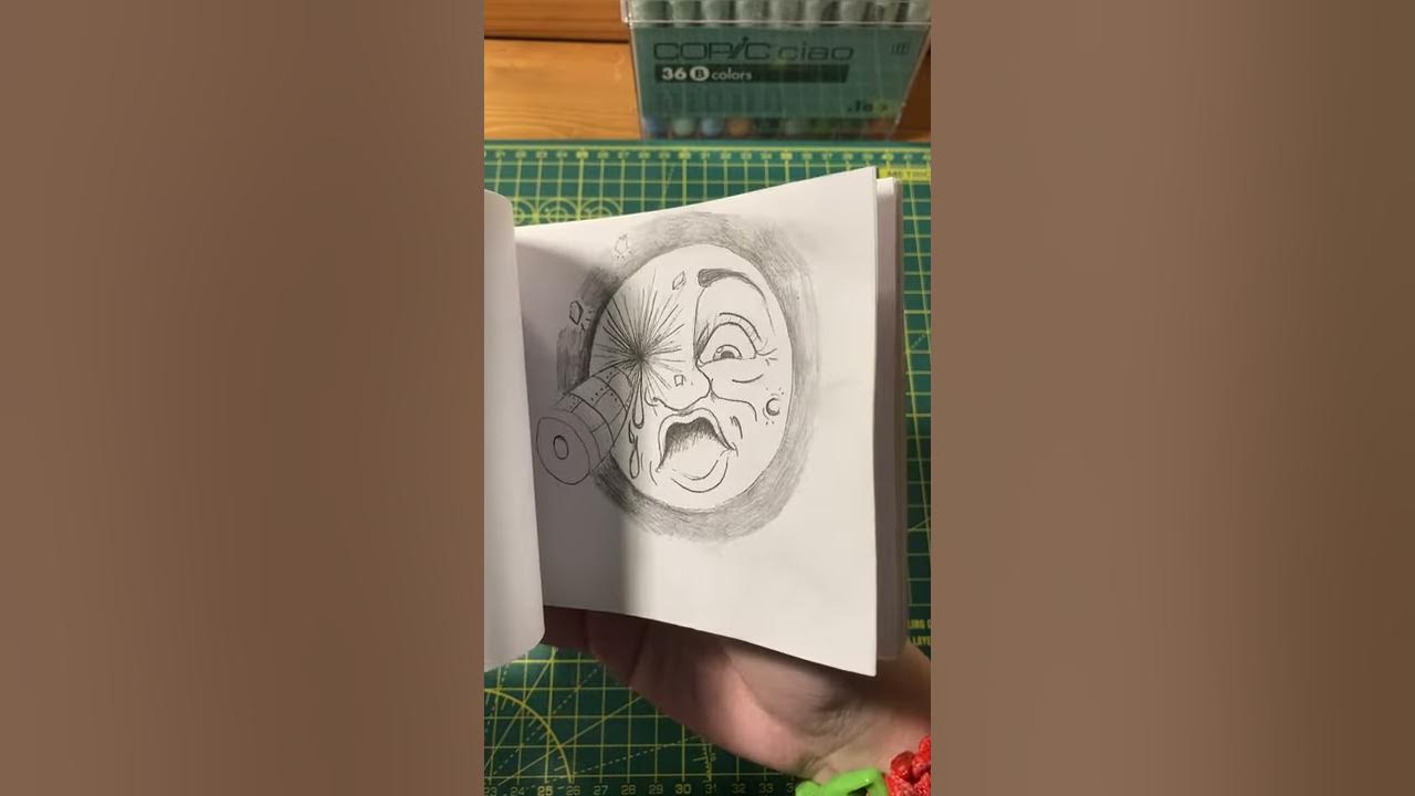 'Le Voyage dans la lune' Flip book