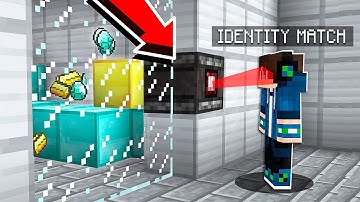 How to Make A WORKING EYE SCANNER in Minecraft! (NO MODS!)