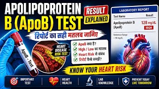 Apolipoprotein B Test क्यों जरूरी है? Cholesterol से ज्यादा Important? #LipidProf #MLT#asheeshmlt