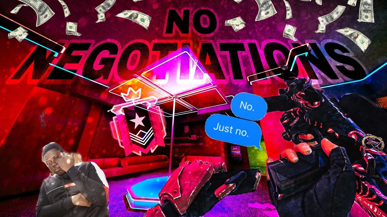 NO NEGOTIATIONS 🙅🏿‍♂️ (ft. @gxwdd ) | Rainbow Six Siege Montage